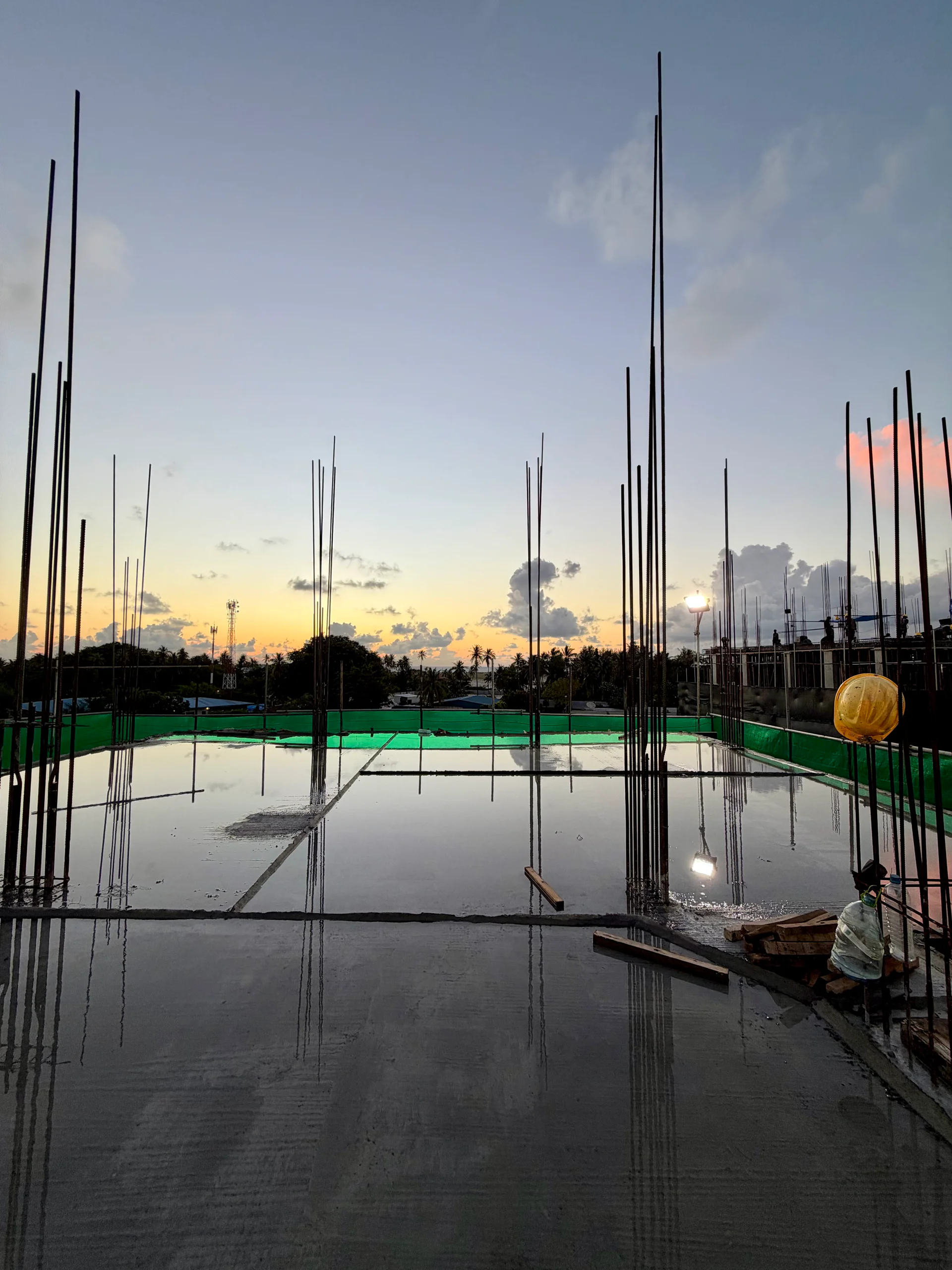 Fourth Slab succesfully Completed — construction photo
