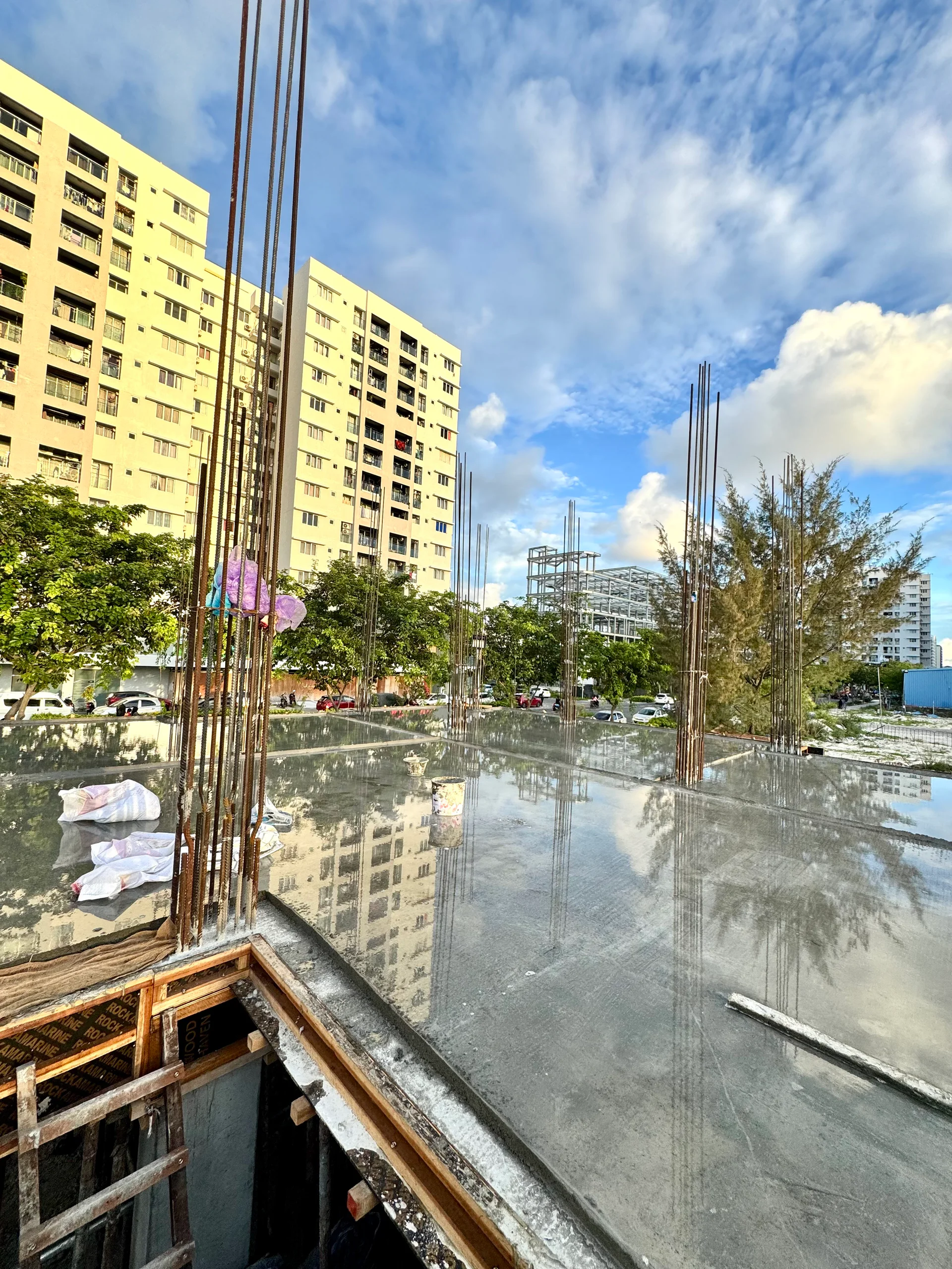 First Floor Slab Concrete Successfully Completed — photo 3
